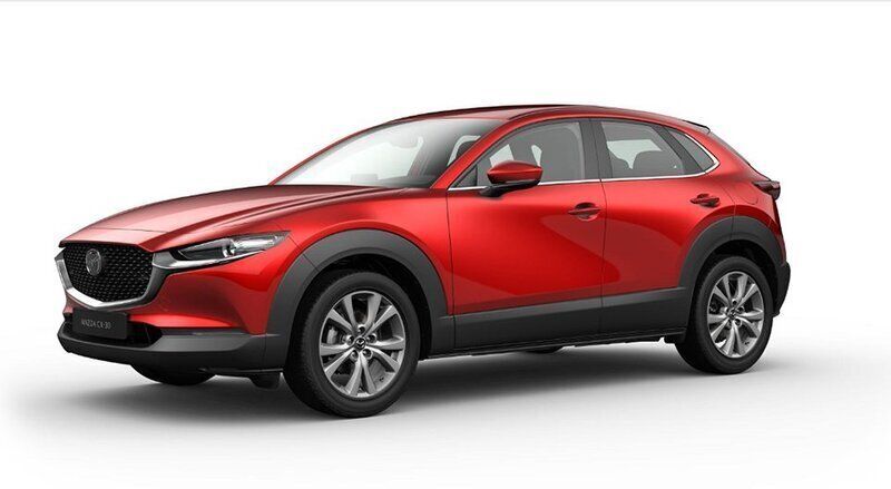 Röd (soul red crystal ) Ny 2024 Mazda CX-30 Center-Line SUV | 339 900 kr (Bra pris) - Bild 1/4