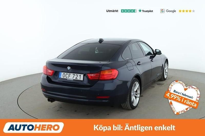 Begagnad BMW 420 Gran Coupé Sport Line 192 HK (141 kW) 2016 Blå Sportkupé