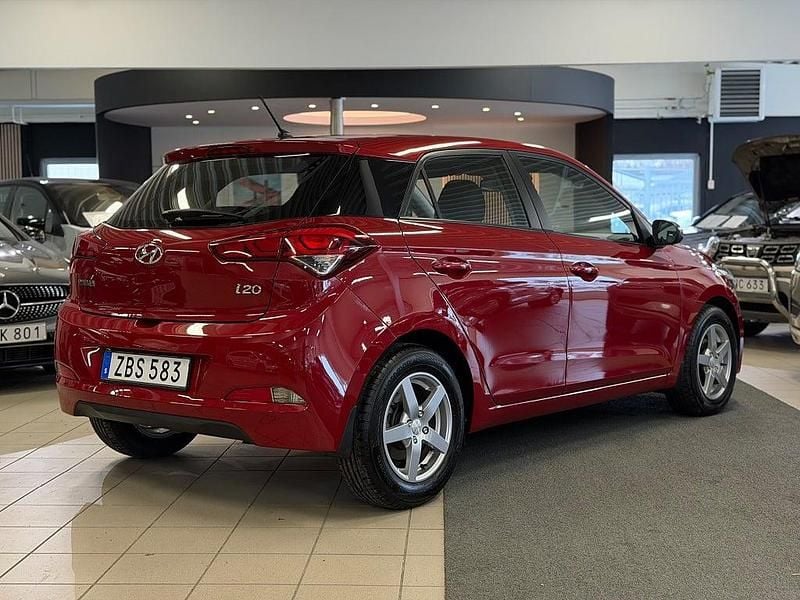 Begagnad Hyundai i20 Premium 101 HK (74 kW) 2017 Röd Halvkombi