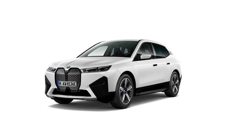 Vit Begagnad 2022 BMW iX Sport Line SUV | 469 500 kr (Bra pris) - Bild 1/4