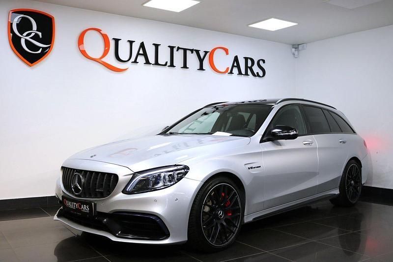 Silver Begagnad 2019 Mercedes C63S AMG AMG Kombi | 649 000 kr (Marknadspris) - Bild 1/4