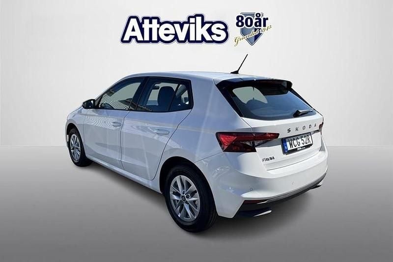 Ny Skoda Fabia Selection 116 HK (85 kW) 2025 Vit Halvkombi