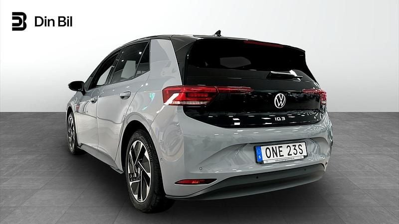 Begagnad VW ID.3 Pro Performance 150 kW (204 HK) 2022 Moonstone grey black Halvkombi