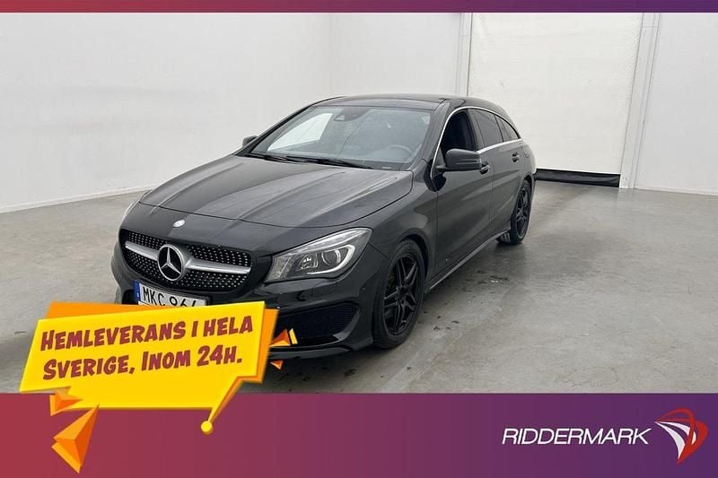 Svart Begagnad 2015 Mercedes CLA220 AMG Sedan | 168 800 kr (Marknadspris) - Bild 1/3