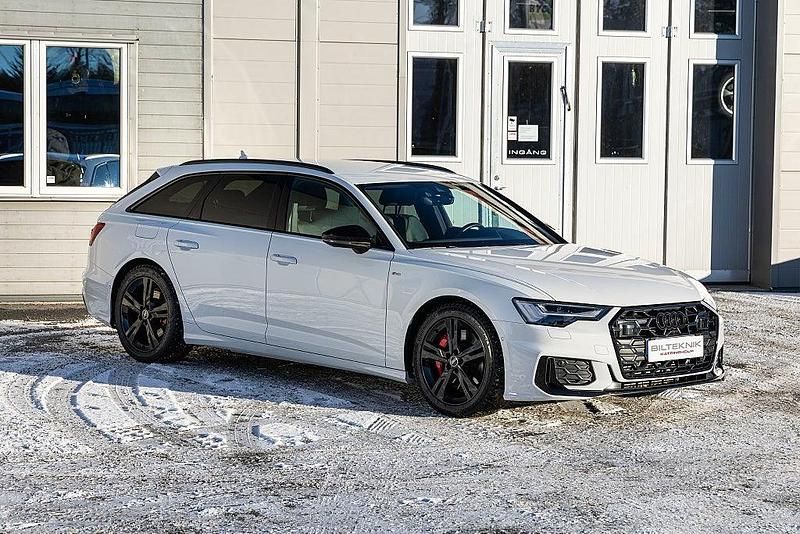 Vit Begagnad 2024 Audi A6 S-Line Kombi | 550 000 kr (Marknadspris) - Bild 1/4
