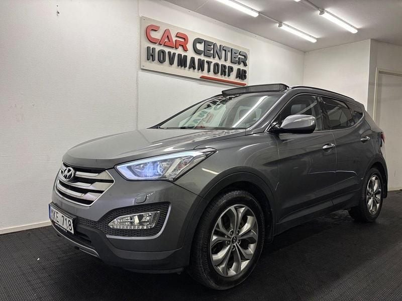 Grå Begagnad 2013 Hyundai Santa Fe Premium SUV | 129 900 kr (Marknadspris) - Bild 1/4