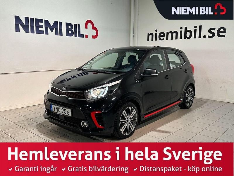 Svart (svart metallic) Begagnad 2018 Kia Picanto Halvkombi | 119 900 kr (Dyr) - Bild 1/3