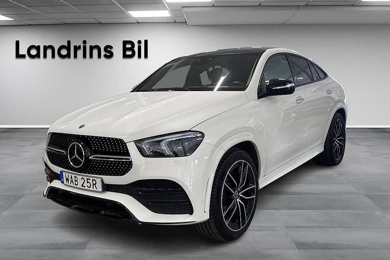 Vit Begagnad 2022 Mercedes GLE350 AMG Sportkupé | 829 900 kr - Bild 1/4