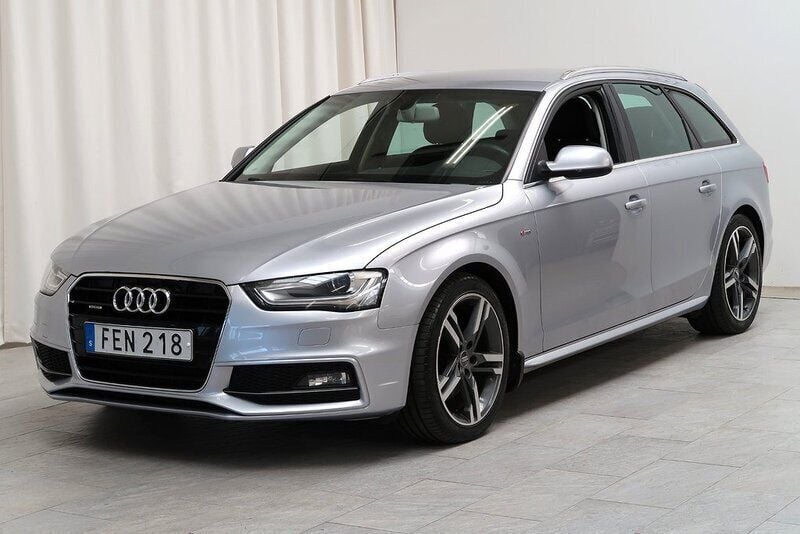 Silver Begagnad 2014 Audi A4 S-Line Kombi | 139 900 kr (Marknadspris) - Bild 1/4