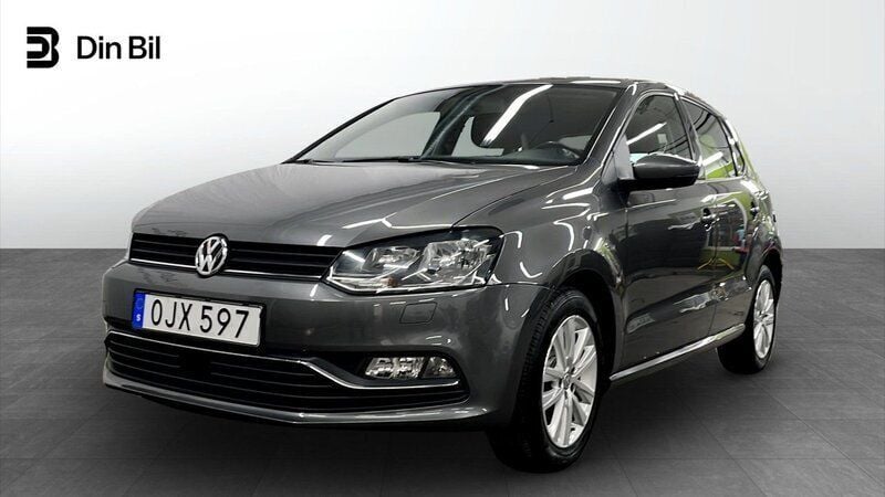 Mörkgrå Begagnad 2016 VW Polo Halvkombi | 129 900 kr (Marknadspris) - Bild 1/4