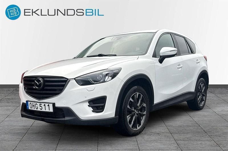 Vit Begagnad 2016 Mazda CX-5 SUV | 179 900 kr (Marknadspris) - Bild 1/4