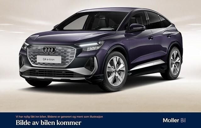Auroraviolett metallic Begagnad 2023 Audi Q4 Sportback e-tron Proline SUV | 369 900 kr (Superpris) - Bild 1/4