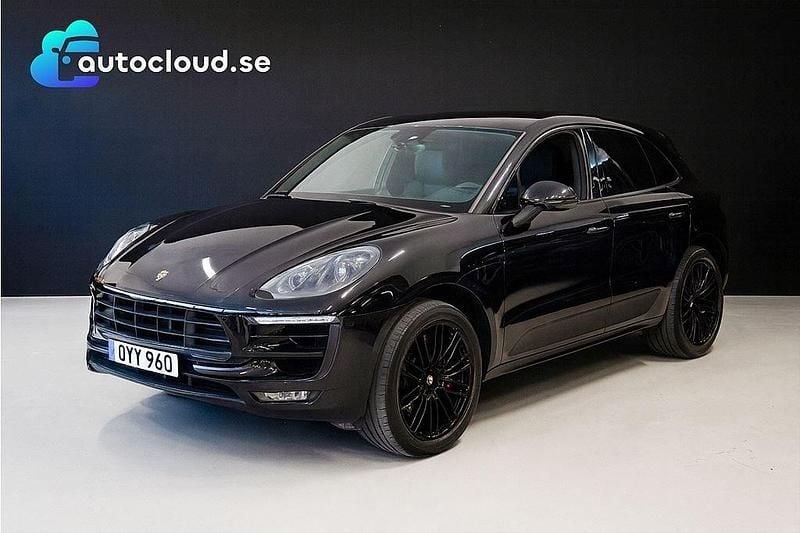Svart Begagnad 2015 Porsche Macan Turbo SUV | 419 800 kr - Bild 1/2