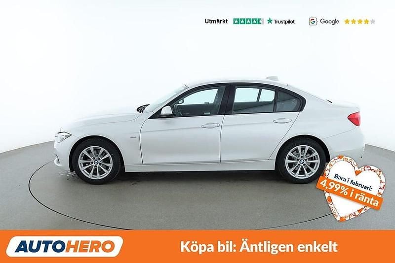 Begagnad BMW 318 Sport Line 151 HK (111 kW) 2016 Vit Sedan