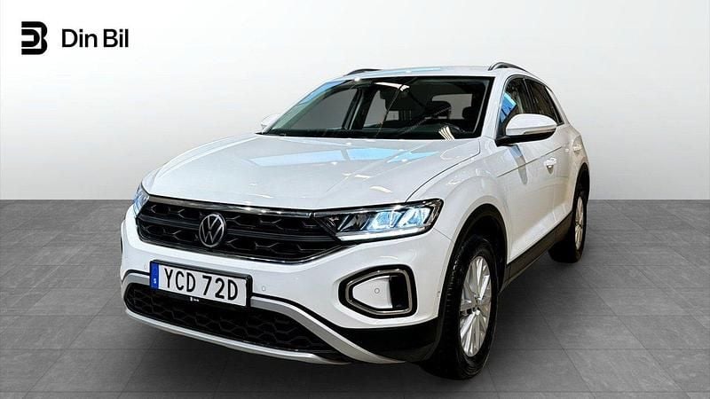 Vit Begagnad 2022 VW T-Roc Life SUV | 209 900 kr (Bra pris) - Bild 1/4