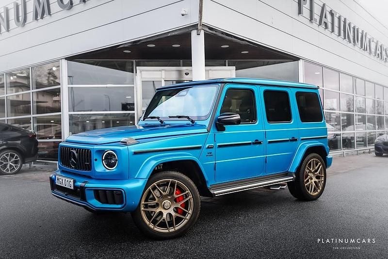 Blå Ny 2025 Mercedes G63 AMG AMG SUV | 2 650 000 kr - Bild 1/4