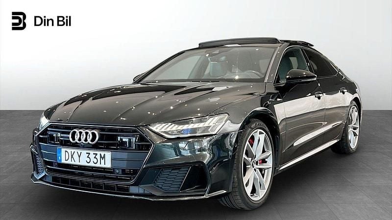 Grå Begagnad 2020 Audi A7 Sportback S-Line Halvkombi | 569 000 kr - Bild 1/4