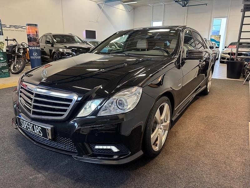 Begagnad Mercedes E250 Avantgarde 204 HK (150 kW) 2011 Svart Sedan