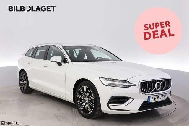 Vit Begagnad 2021 Volvo V60 Inscription Kombi | 285 500 kr (Bra pris) - Bild 1/4
