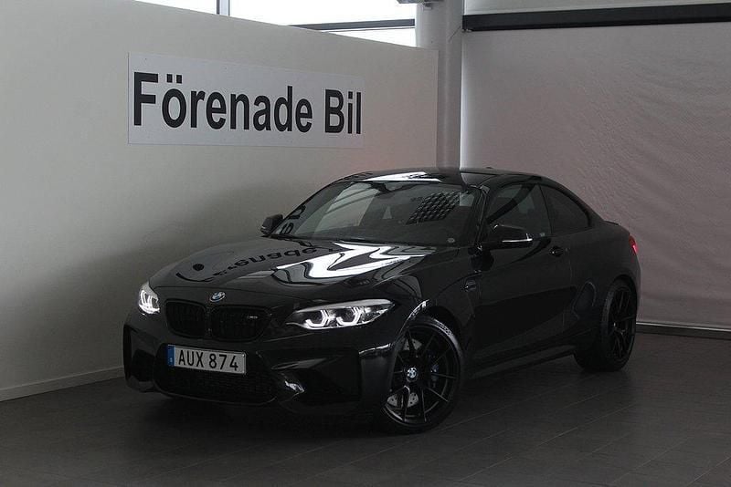Svart Begagnad 2018 BMW M2 Shadowline Sportkupé | 519 000 kr (Marknadspris) - Bild 1/4