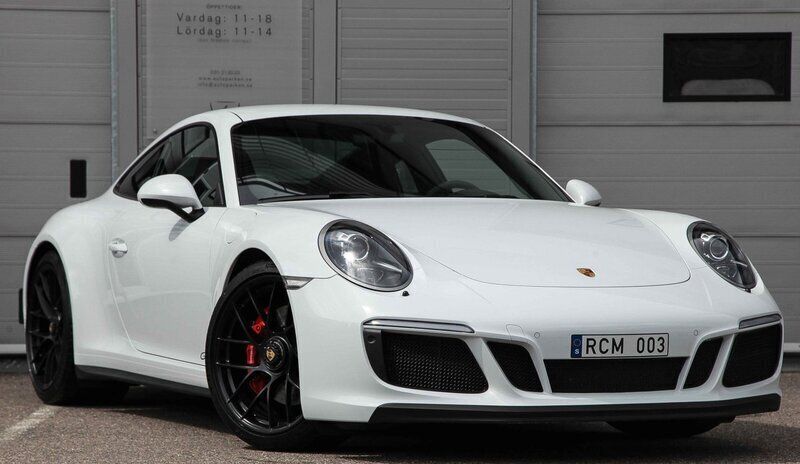 Vit Begagnad 2018 Porsche 911 Carrera GTS Sport Sportkupé | 1 239 000 kr - Bild 1/4