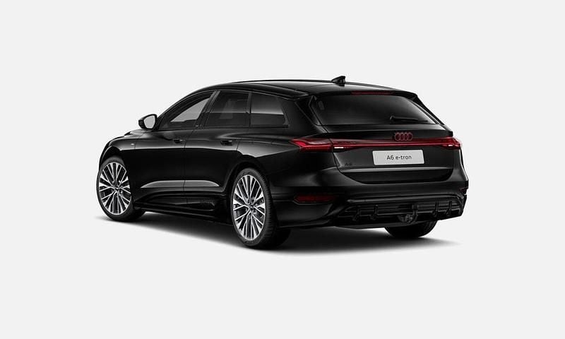 Ny Audi A6 e-tron S-Line 2025 Svart Kombi