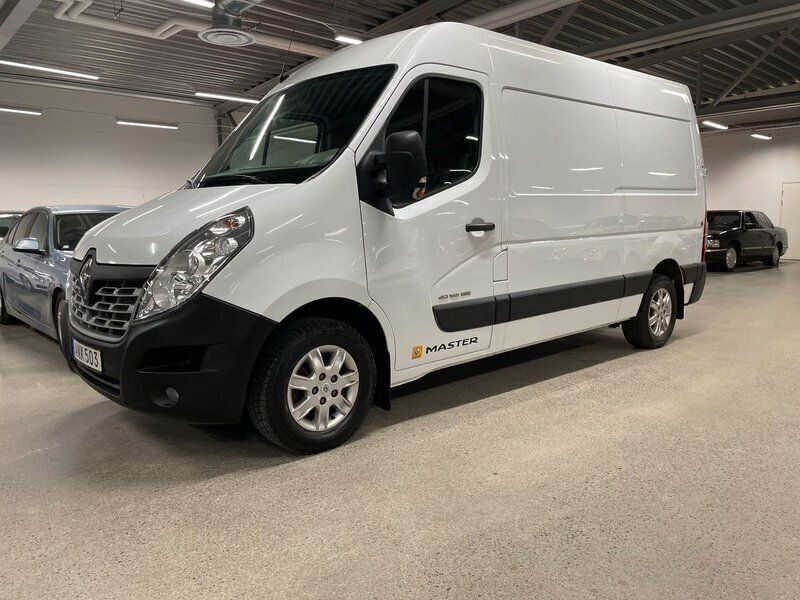 Vit Begagnad 2015 Renault Master Van | 169 900 kr (Marknadspris) - Bild 1/4