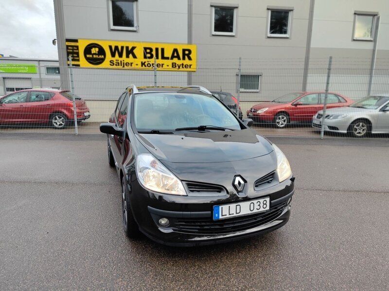 Svart Begagnad 2008 Renault Clio GrandTour Kombi | 27 800 kr (Lite dyr) - Bild 1/2