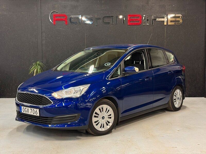 Blå Begagnad 2016 Ford C-MAX Minibuss | 85 000 kr - Bild 1/4