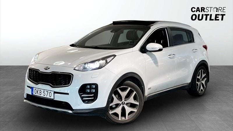 Vit Begagnad 2017 Kia Sportage GT-Line SUV | 165 000 kr (Marknadspris) - Bild 1/4