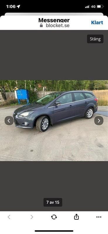 Grå Begagnad 2013 Ford Focus Kombi | 47 000 kr (Marknadspris) - Bild 1/4
