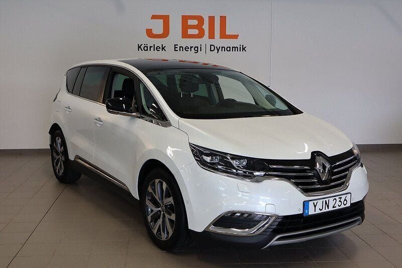 Vit Begagnad 2016 Renault Espace Zen Minibuss | 189 900 kr (Marknadspris) - Bild 1/4