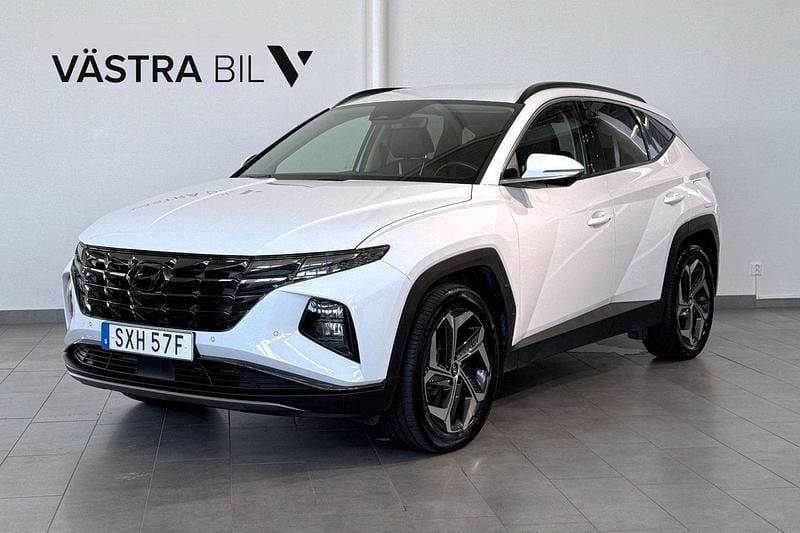 Vit Begagnad 2021 Hyundai Tucson Advanced SUV | 299 900 kr (Bra pris) - Bild 1/4