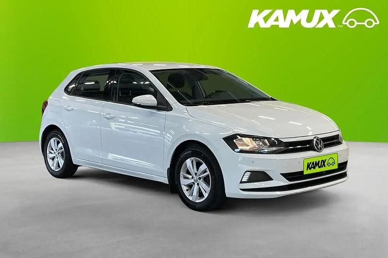 Vit Begagnad 2020 VW Polo Halvkombi | 149 900 kr (Marknadspris) - Bild 1/4