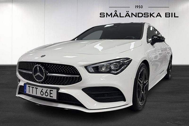 Begagnad Mercedes CLA220 Shooting Brake AMG 190 HK (139 kW) 2019 Vit Kombi