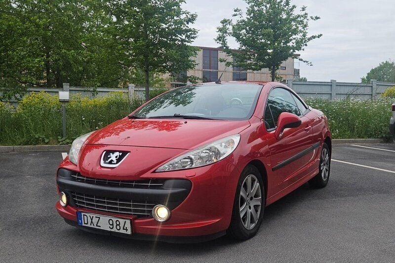 Röd Begagnad 2008 Peugeot 207 CC Cab | 54 000 kr (Bra pris) - Bild 1/4