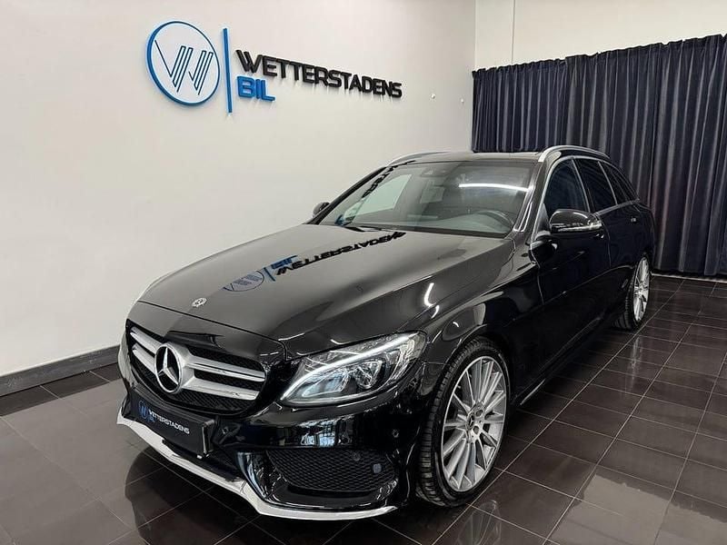 Svart Begagnad 2018 Mercedes C200 AMG | 229 000 kr - Bild 1/4