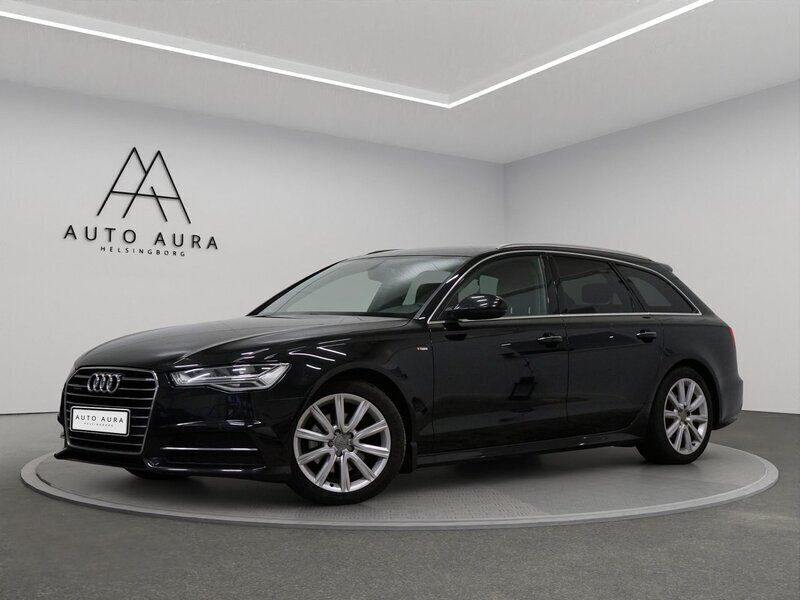 Svart Begagnad 2016 Audi A6 S-Line Kombi | 209 900 kr (Marknadspris) - Bild 1/4