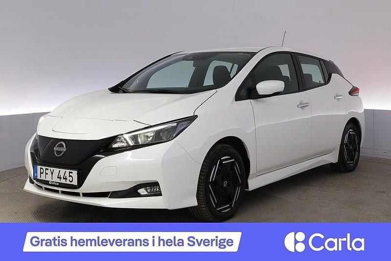 Vit Begagnad 2022 Nissan Leaf Acenta Halvkombi | 164 990 kr (Marknadspris) - Bild 1/4