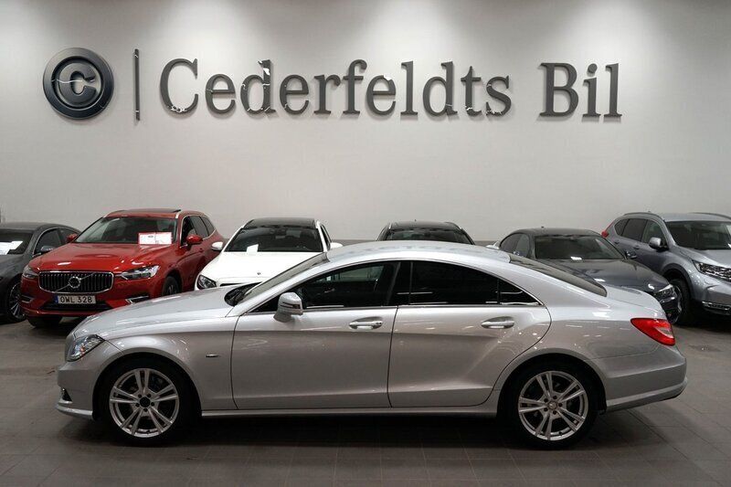 Silver Begagnad 2011 Mercedes CLS350 AMG Sportkupé | 189 900 kr (Bra pris) - Bild 1/4