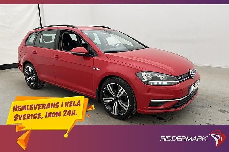Begagnad VW Golf VII 110 HK (80 kW) 2017 Röd Kombi