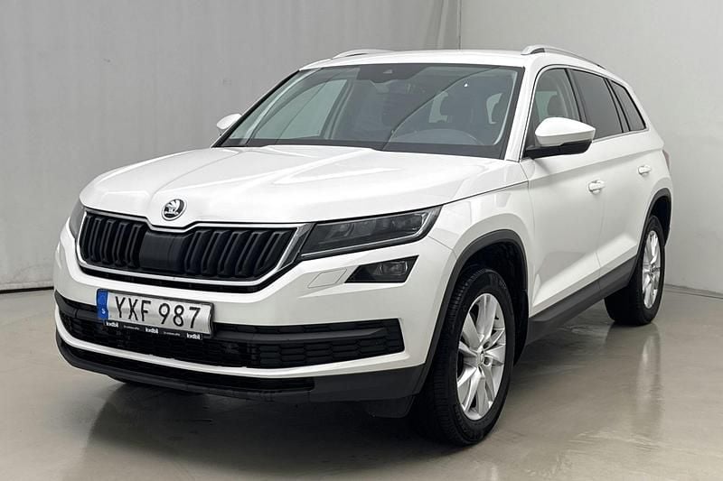 Vit Begagnad 2019 Skoda Kodiaq Business Line SUV | 209 000 kr (Bra pris) - Bild 1/4