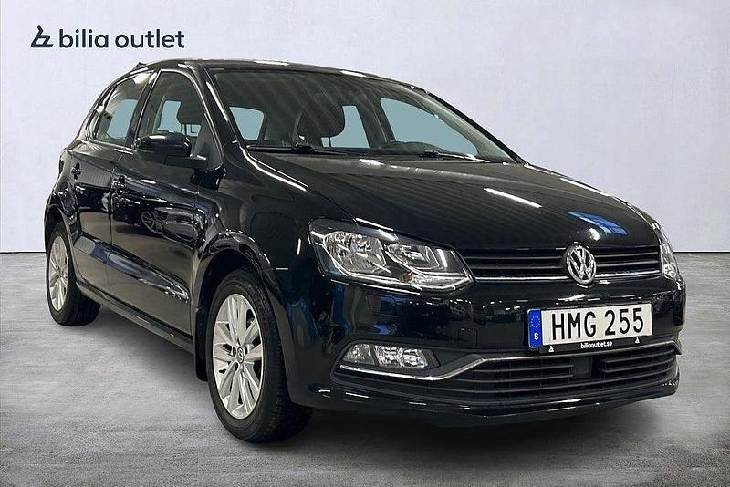 Begagnad VW Polo 90 HK (66 kW) 2016 Svart Halvkombi