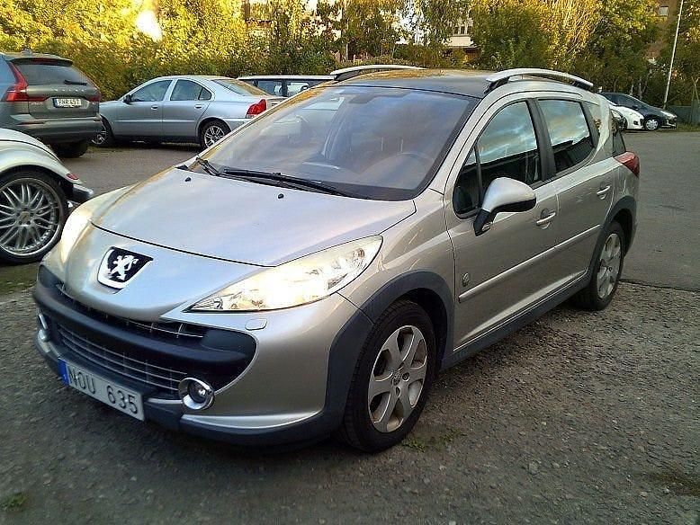 Grå Begagnad 2008 Peugeot 207 Outdoor Outdoor Kombi | 29 500 kr - Bild 1/2