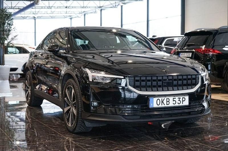 Begagnad Polestar 2 Long Range Dual motor 309 kW (421 HK) 2020 Svart Halvkombi