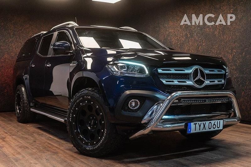 Blå Begagnad 2019 Mercedes X350 Pickup | 449 500 kr (Marknadspris) - Bild 1/4