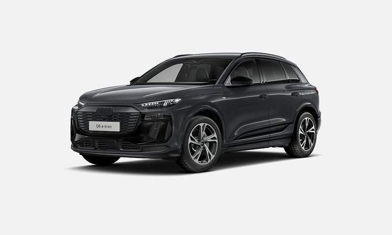 Grå Ny 2025 Audi Q6 e-tron S-Line SUV | 987 200 kr (Marknadspris) - Bild 1/4