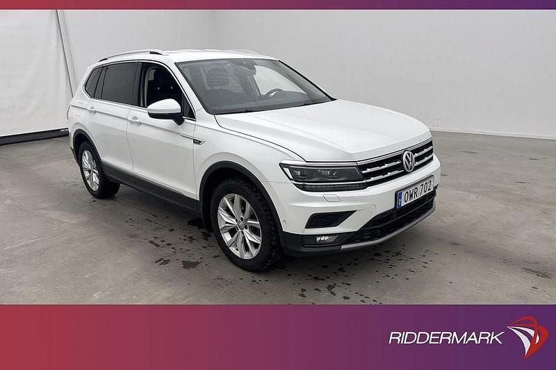Vit Begagnad 2018 VW Tiguan Allspace SUV | 279 800 kr (Lite dyr) - Bild 1/4