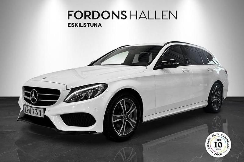 Vit Begagnad 2016 Mercedes C220 AMG Kombi | 199 900 kr (Marknadspris) - Bild 1/4