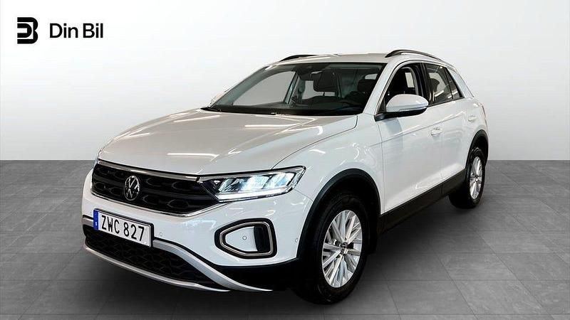 Pure white Begagnad 2022 VW T-Roc SUV | 219 900 kr (Marknadspris) - Bild 1/4